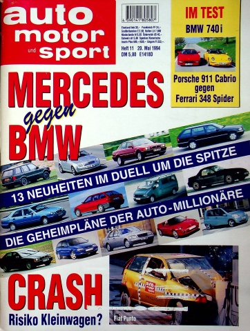 Deckblatt Auto Motor und Sport (11/1994)